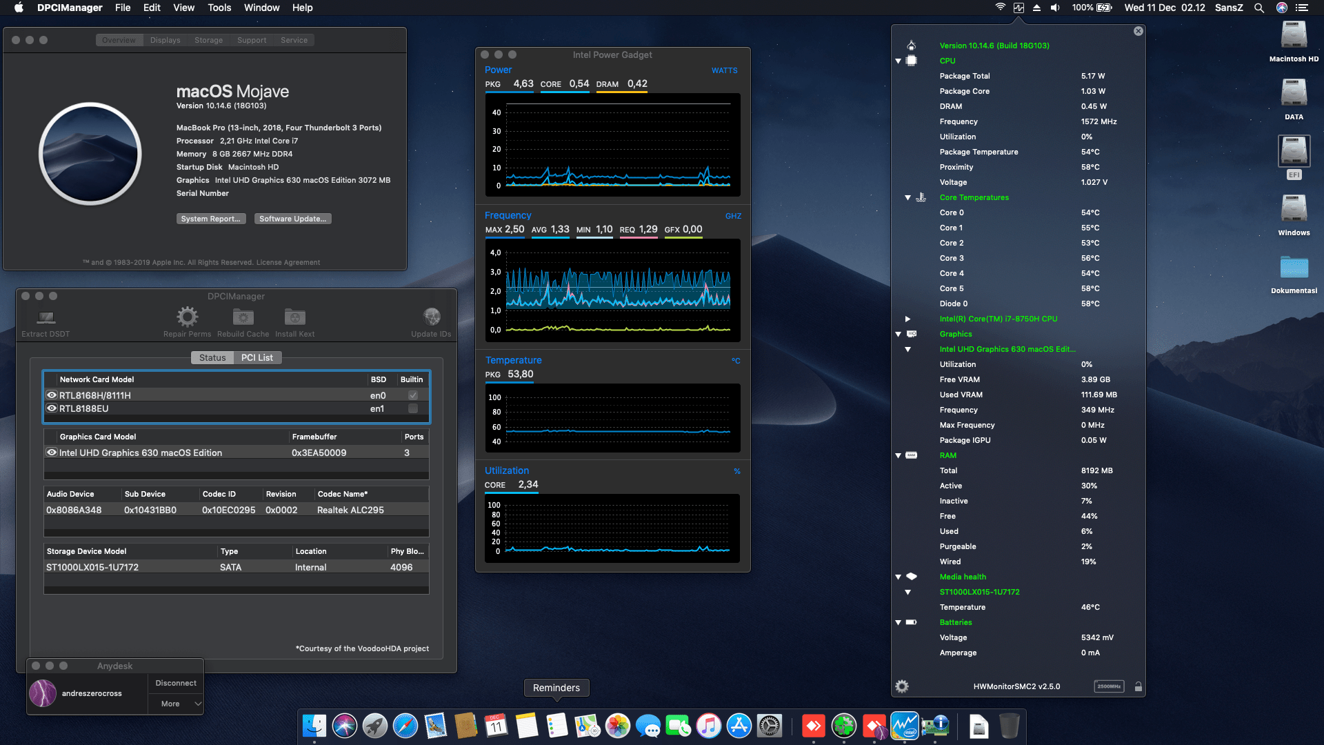 Asus ROG GL503GE EN023T [CoffeLake + Intel UHD 630 + I2C] 1
